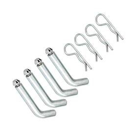 Hcllps 791137182836 4pk For Trailer Hitch Pin And Clip 1/2 Inch Diameter Fits 1-1/4-inch Re