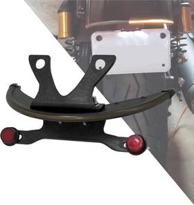 Hdbubalus 666389673664 Led Fender Amber Smoked Lens Tail Light Bracket Fit For Victory Vegas 2003-2017