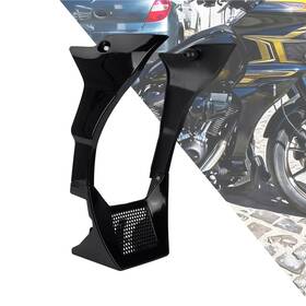 Rreusfr005101 Hdbubalus Motorcycle Fairing Chin Spoilers Cover Support Side Black