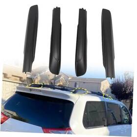 Tysq08220195-2 Highflying Trade Co. Limited For Toyota Sienna Sequoia Matte Black Roof Rack Rails 2011-2020