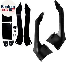 7327 Hilites Light Bracket Kit Windshield Mount Steel Black Powder Coat 50 In Lig