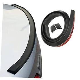 4354317112 Hiyazone Tutuya Universal Car Spoiler 4.92ft/1.5m Trunk Lip Kit Matte Black