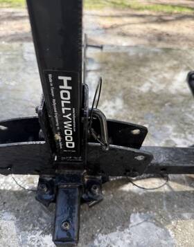 2-bike Hollywood Hr6100 Hitch Mount Folding Rack Carrier Black