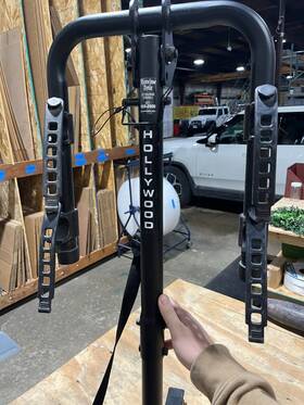 Hr8500 Hollywood Racks Hitch Mount Rack 1-1/4ftft And 2ftft Bikes 2 Black