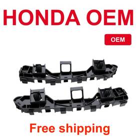 Honda Accord 445010166132 Oem 13-15 Front Bumper Cover Support Bracket Left Right Set