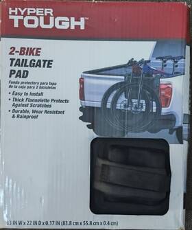 Hyper Tough 850018596527 Any Size Truck Tailgate Bike Rack Carrier Protection Pad For 2 Bikes Hyper Tough 850018596527 Any Size Truck Tailgate Bike Rack Carrier Protection Pad For 2 Bikes