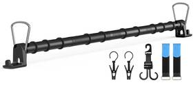 28in73in Icefun Chb001l Long Heavyduty Car Clothes Hanger Bar Telescopic 2 Straps