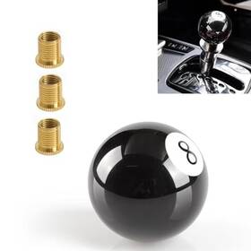 Icy15od Icyfond Shift Knob Manual Gear Black 8 Ball Acrylic Shifter