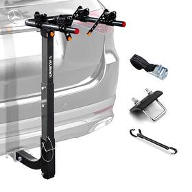 Ual00059 Ikuram R 2bike Rack Bicycle Carrier Racks Hitch Mount Double Foldable For Cars Truck