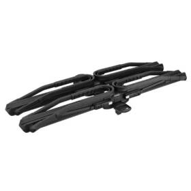 2-bike Inno Inh122 Hitch Lock Cargo Carrier For 5 Inch X10 Aluminum Folding Black