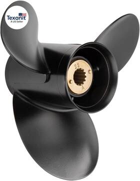 Jason Marine 445007238255 Upgrade Oem 13 Spline Tooth Aluminum Outboard Propeller With Mercur