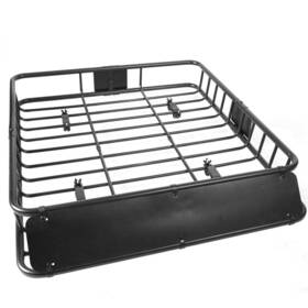 Jwa36cr Jeremywell Universal 44 Inch X 39 6 150 Lbs Roof Rack Rooftop Cargo Carrier Black Steel