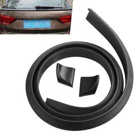 Kot191 Jewkot Car Texture Spoiler Trim Roof Free Punching 1 Pc Matte Black