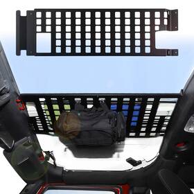 Jimen05e49 Jimen With Jeep Wrangler Jk Unlimited 2007-2018 Hard Top Molle Panel Cargo Rack Metal