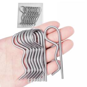 Wubian002 Jjssnower 8 Pieces Heavy Duty Cotter Pin Reusable Pins Assortment Kit With Prem