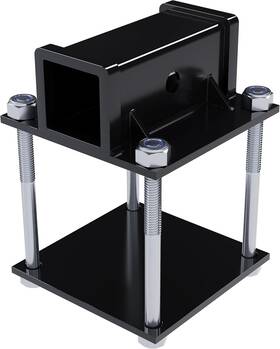 Cb-053 Jmtaat Rv Bumper Hitch Receiver 2 Inches Adapter For 4-4.5 Trailer Cargo