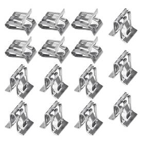 Jok224 Jokormo 15 Pcs Car Panel Clips 0.47in X 0.62in Waterproof Metal Multi-functional