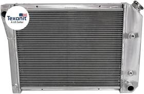 Rad200y1-4 Jthq 2 Row Aluminum Radiator Fits 1968-1974 Chevy Nova / 1975-1987 El Camino 1972-1
