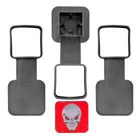 Chwgfcs01 Jvnzam 3 Pcs Trailer Hitch Cover 2 Without Stickers And 1 Reflective Sticker