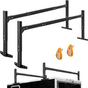 330lbhjsjklhjbk01 Jz Universal Aluminum Roof Ladder Racks Cargo Box Trailer Rack With 2