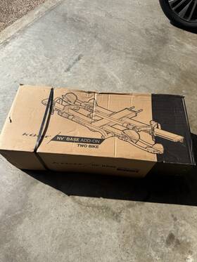 Bao2b K At Kuat Nv Base 2.0 Add-on Two Bike Color Black Anodize New