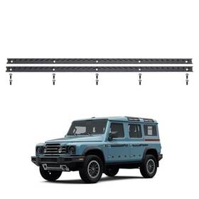 Mcunvd-61955965652621 Kariter Exterior Rear Utility Belt Rails For Ineos Grenadier 2020-2025 Black