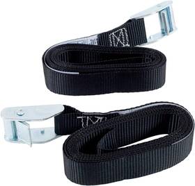 Keeper 797267597137 - 1 Inch X 8ft Cargo Lashing Strap 2 Pack 200 Of Black White