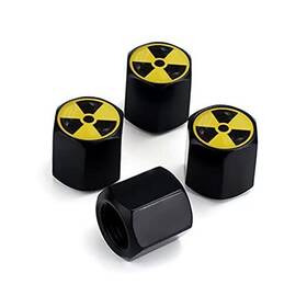 Kiofs 780669188102 Valve Caps For Car Tires Stem Cars Suvs Trucks Warning