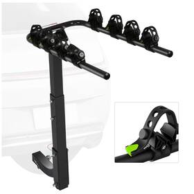 Emtss1022 Koreyosh 4-bike Hitch Mount Bicycle Rack Easy Tilt Down Storage Holder For Suv