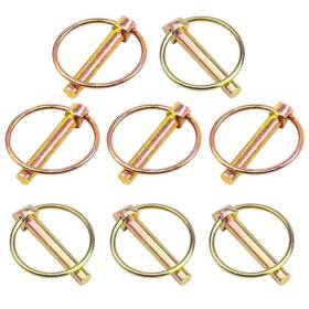 Lasenersm 713482708103 8 Pieces Pin Size 5/16 Inch X 1-3/4 Heavy Duty Linch Lock Clips Tractor