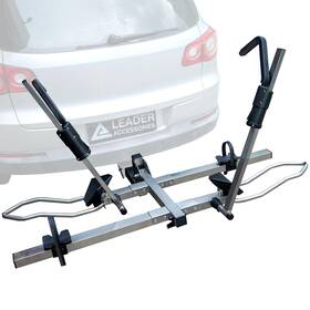 1200007 Leader Accessories Hitch Bike Rack Carry 2 Bikes Up To 75 Lbs Each For Standard Fat Tire And E