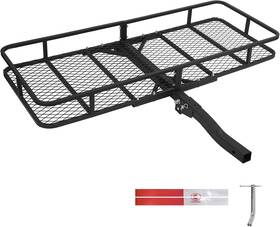 Leader Accessories 841432162191 Trailer Hitch Cargo Carrier Rack 60 Inch X24 X6 Folding Ca