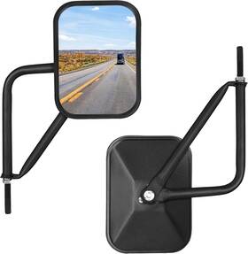 Mirror3tr Liberrway Doors Off Mirrors Right Compatible With Jeep Wrangler Cj Tj Jk Jl Jt Rectangul