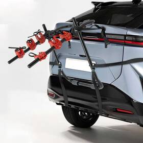 Ydfkcgr4wdzh8-cy Linishop Bicycle Rack Foldable Bike Car Trunk Mount 3 Carrier Sedan Hatch