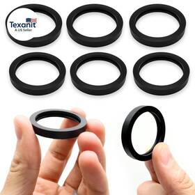 Llc 313106993979 6 Pack Gas Can Spout Gasket Seals - Rubber Replacement Gasoline/fuel Jug Washe