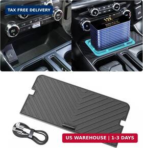 Gb-f01 Llxgab 2025 Upgraded Version Center Console Compartment Cover For Ford F150 Accessorie