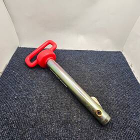 Lockdownpins 159737511003 Lockdown Hitch Pin String Durable Easy Mount C40 Steel Self-locking Red Handle