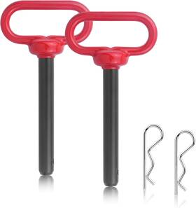 Lo-20231112-0001 Louzago 2 Pcs Hitch Pin 1/2 X 4 Inch Tractor Towing And Clip Trailer Gate