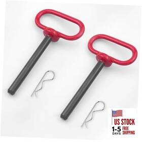 Lo20241219-001 Louzago 2 Pcs Hitch Pin Tractor Towing And Clip Trailer Gate 3/4 X 5 Inch