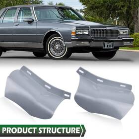 02bup4503agy Lqi Rear Bumper Filler Compatible With 86-90 Chevy Caprice/86-90 Impala 2pcs B 02bup4503agy Lqi Rear Bumper Filler Compatible With 86-90 Chevy Caprice/86-90 Impala 2pcs B
