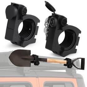 Shovelholder002-2pc Lubele Quick Release Locking Shovel Mount Holds 1.42 Inch -1.97 Diameter Tools For Truck