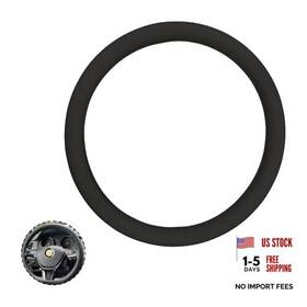 Lum38dgjfxptbl Luminuti 1 Pcs Black Car Steering Wheel Cover Standard Size 15 Inches D Shape Lum38dgjfxptbl Luminuti 1 Pcs Black Car Steering Wheel Cover Standard Size 15 Inches D Shape