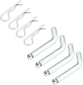 Lxjzcp 791137183048 Pack Of 4 Trailer Hitch Pin Clip 1/4 Inch Dia Fits 2 Receiver For Hauling Lxjzcp 791137183048 Pack Of 4 Trailer Hitch Pin Clip 1/4 Inch Dia Fits 2 Receiver For Hauling