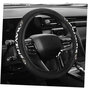 Magaradula 667763812761 Leather Steering Wheel Cover For Ravens Car Accessories Sports