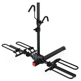 Bcr-af1106 Marvoware Hitch Mounted Foldable 2-bike Rack Platform Style Bicycles Carrier For