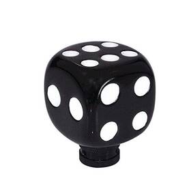 Mavota 709615869360 Dice Steering Wheel Knob Automatic Shift With 3 Adapter Fit Car Truck Suv
