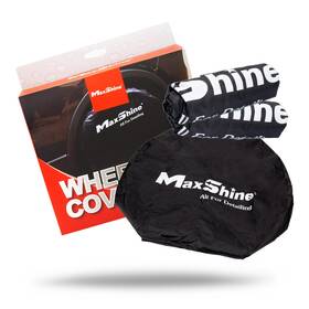 701204 Maxshine Universal Wheel Covers 4-pack Black Fits Rims Up To 22 Inch