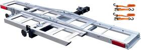 50937 Maxxhaul 812351039376 Hitch Mounted Aluminum Motorcycle Dirt Bike Carrier With Ramp 50937 Maxxhaul 812351039376 Hitch Mounted Aluminum Motorcycle Dirt Bike Carrier With Ramp