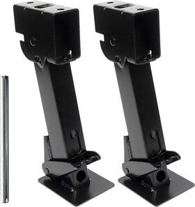 Maxxhaul Towing Products 812351039703 Trailer Swing Down Stabilizer Jacks Telescoping Rv Camper Accessories 1000 Lbs C