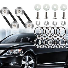 Ivarkey8304 Mejiao Bumper Quick Release Kit Trunk Front One Size Silver